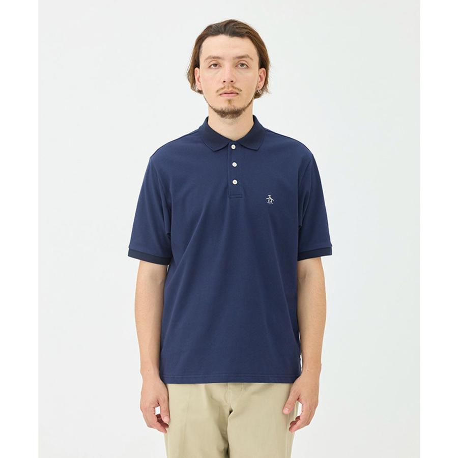 Golfickers ポロシャツ 青色 店舗限定：muta MARINE GOLF 新宿髙島屋］パイルポロシャツ [全2