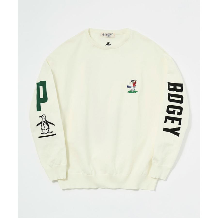 新品　公式 ペンギン バイ マンシングウェア モックネック ニット L Penguin by Munsingwear 公式 ペンギン バイ マンシングウェア