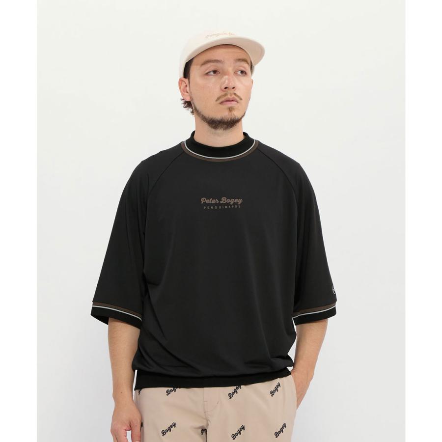 新品　munsingwear M モックネック　パンツセット　ホワイト　ブラック penguin BY MUNSINGWEAR（ペンギンバイマンシングウェア） 公式