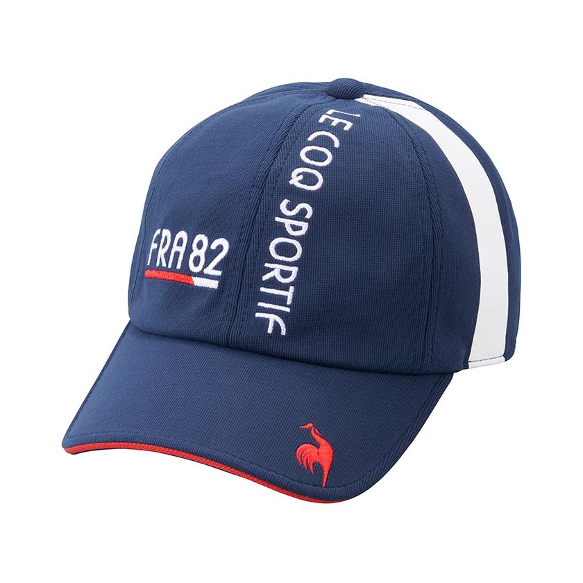 公式 ルコックスポルティフ ゴルフ キャップ メンズ 部分吸汗速乾 UVカット 帽子 アクセサリー 小物 QGBXJC04 24SS｜descente-store｜02
