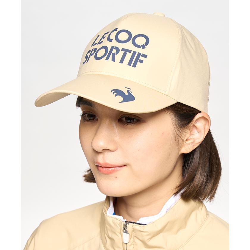 ⭐︎ルコックゴルフ☆別売キャップ付きレインウェア レインウェアサイズM 専用袋付 le coq sportif golf レインキャップ -デサントストア-DESCENTE