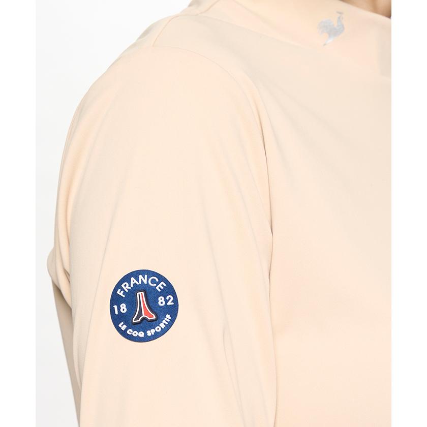 新品☞最終値下！ジーフォアゴルフ【白／L】速乾性　ハイネック背中リボン le coq sportif GOLF セール SALE 公式 ルコックスポルティフ