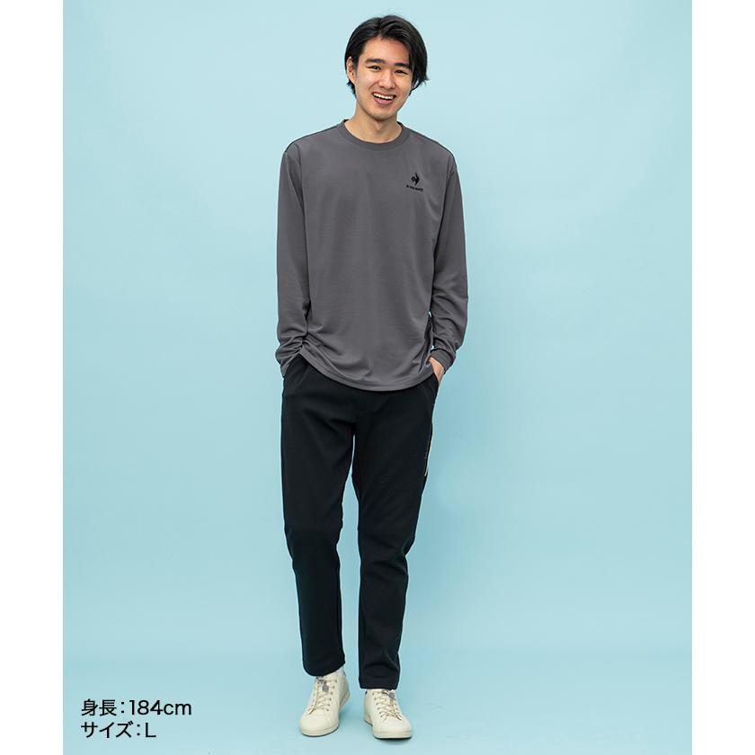le coq sportif - ルコックスポルティフ テニスウェア 長袖Tシャツ QTMWJB02緑メンズL新品 le coq sportif - ルコックスポルティフ テニスウェア 長袖T