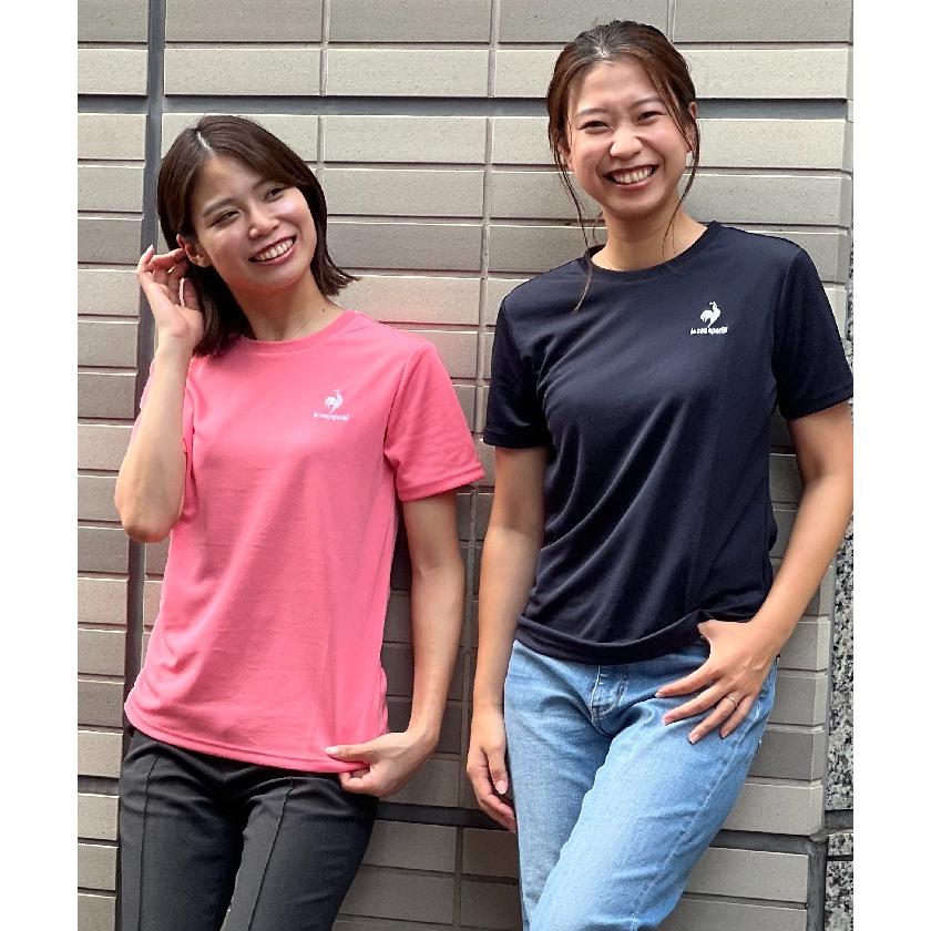 le coq sportif - coco 中古 ルコックスポルティフ le coq sportif レディース ワンピース S ピンク 半袖 ストレッチ 中古 レディース ルコックスポルティフ le coq sportif