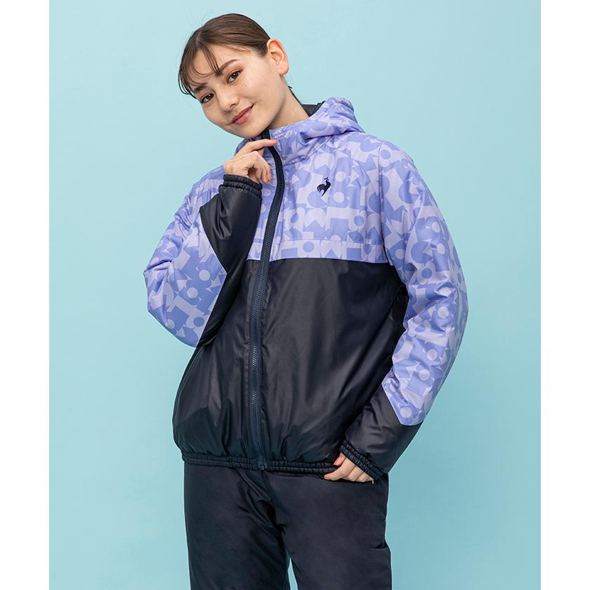 le coq sportif ウィンドブレーカー ネイビー/ライトパープル M le coq sportif（ルコックスポルティフ） セール SALE 公式 中綿