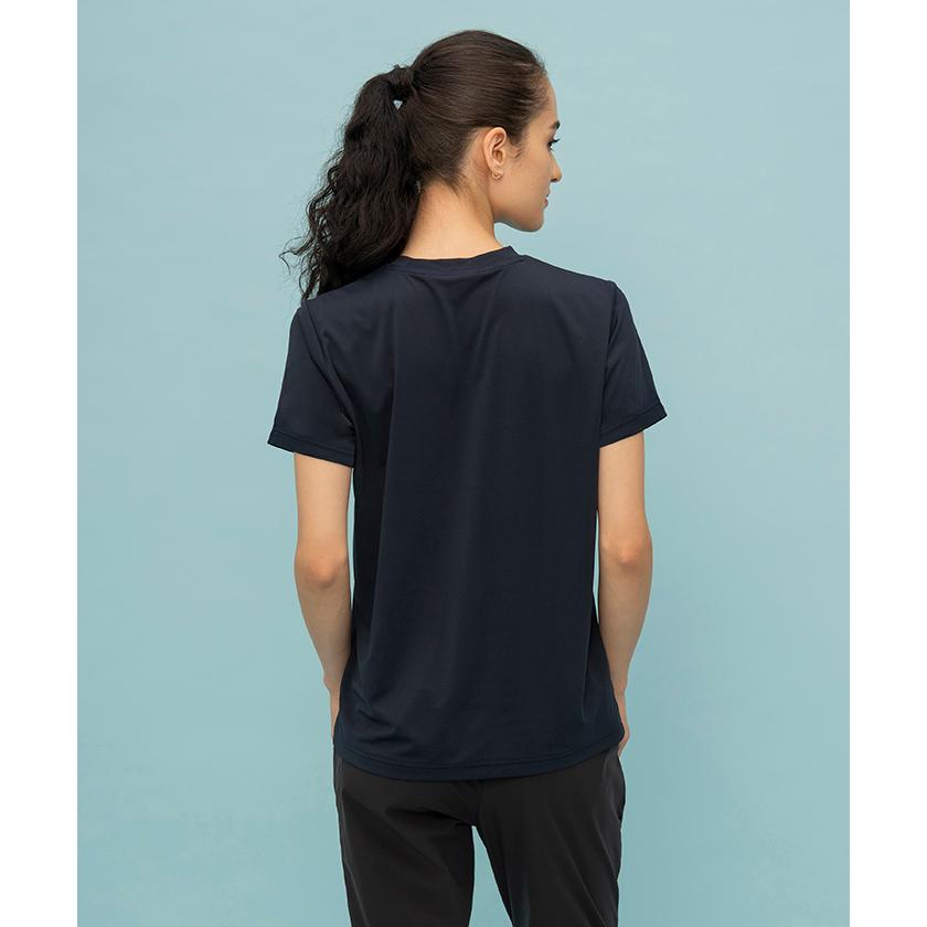 公式 ルコックスポルティフ tシャツ ウェア レディース トレーニング 半袖 サンスクリーン クーリング QMWXJA05 24SS｜descente-store｜04
