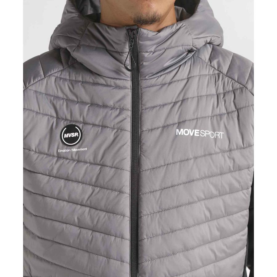 デサント MOVESPORT ダウン ST4FJK70M グレー MOVESPORT 公式 ムーブスポーツ デサント AERO CAPSULE ハイブリッド