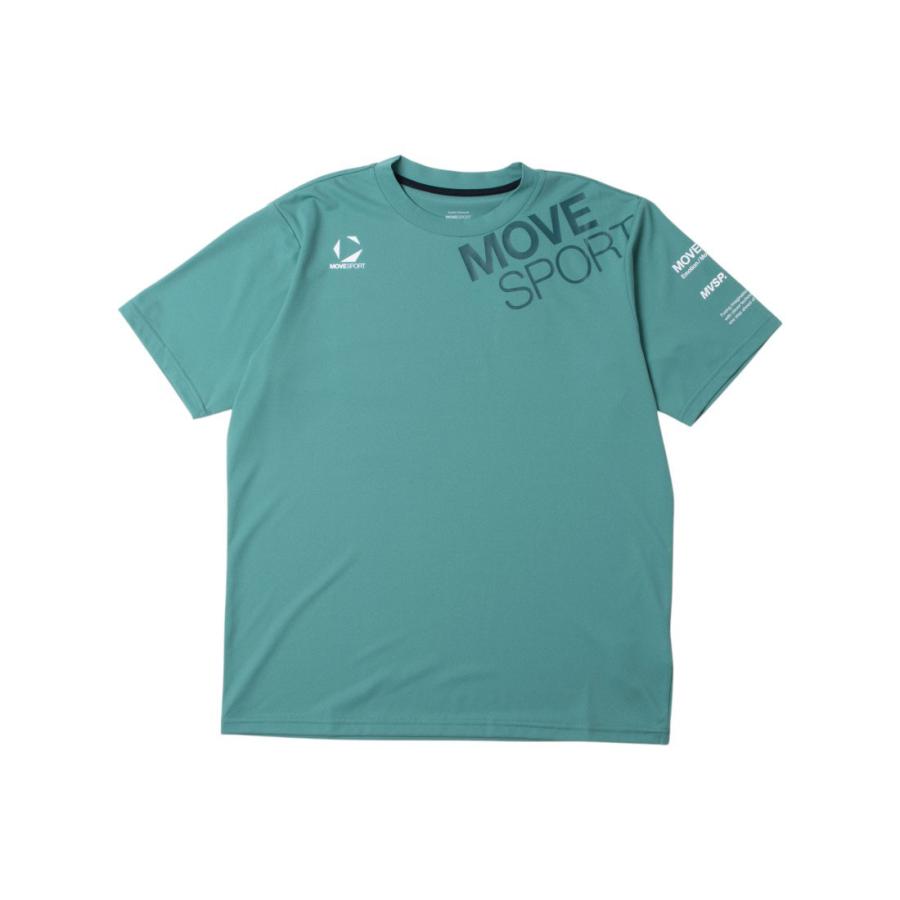 MOVE SPORT 陸上用シャツ 半袖　水色 JAPAN MOVESPORT 公式 ムーブスポーツ ライトウェイト 半袖シャツ
