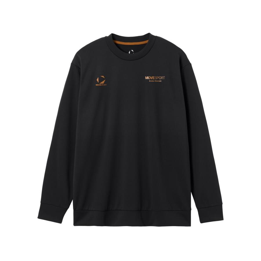 MOVESPORT 公式 ムーブスポーツ HEATNAVI バックロゴ 長袖シャツ ロンT