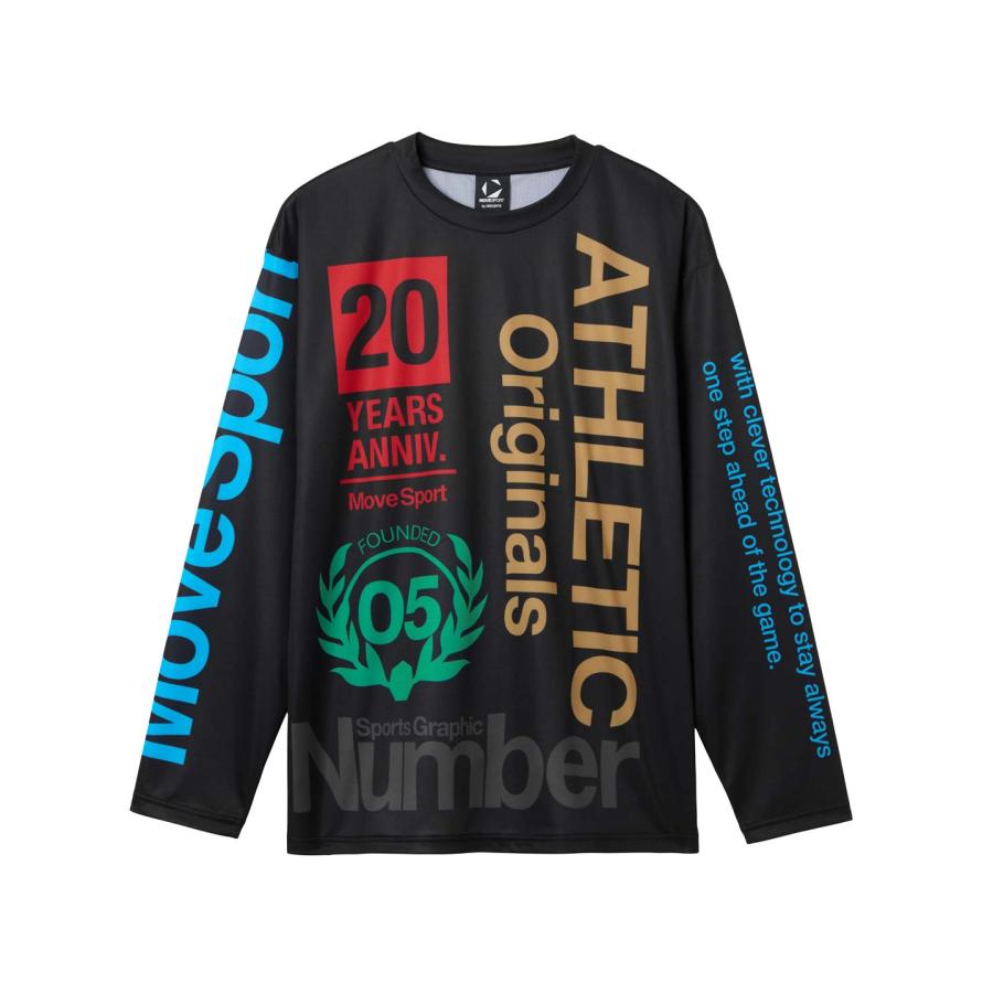 MOVESPORT 公式 ムーブスポーツ Numberコラボ 総柄グラフィック ロング