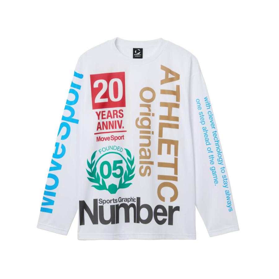 MOVESPORT 公式 ムーブスポーツ Numberコラボ 総柄グラフィック ロング