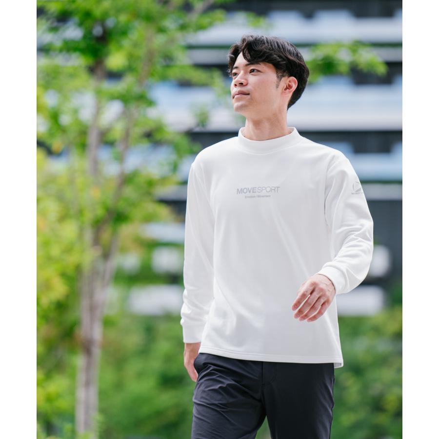 flexwitme 長袖 XTFLT02H3 シルキー モックネック クロップド丈 長袖