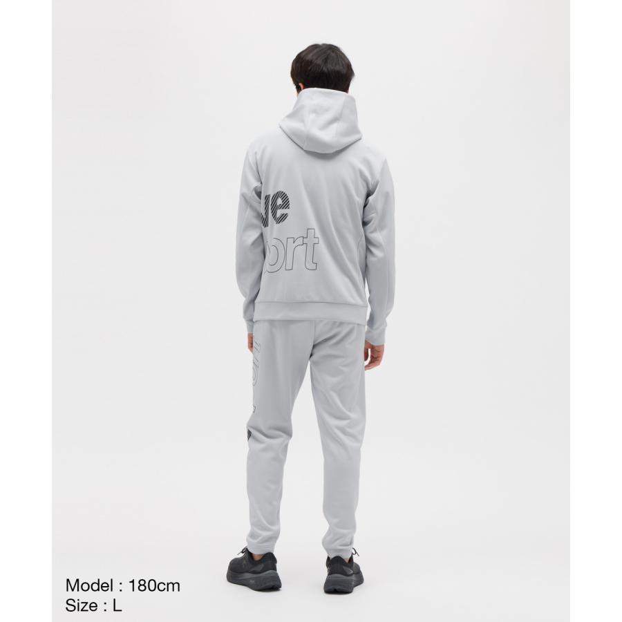 MOVESPORT 公式 ムーブスポーツ ビックロゴ 裏起毛スウェット