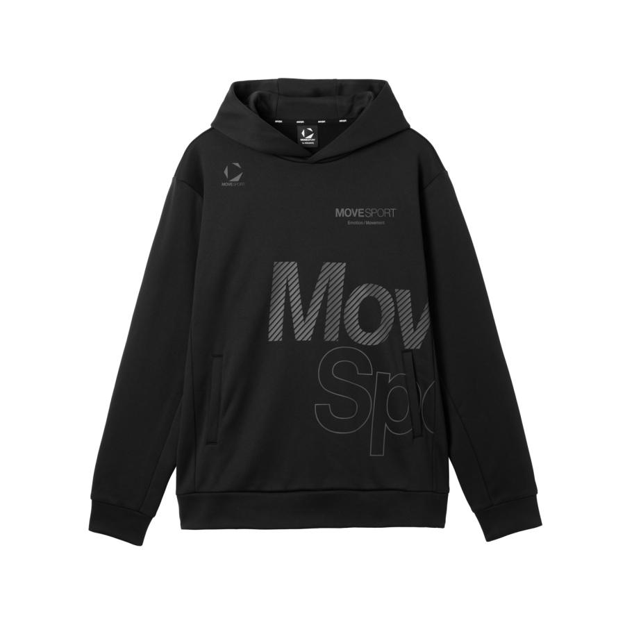 MOVESPORT 公式 ムーブスポーツ ビックロゴ 裏起毛スウェット