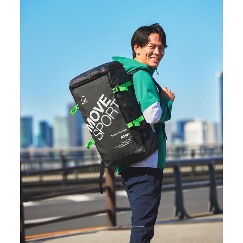 MOVE SPORT ブラックリュック ST55BPT00 MOVE SPORT ブラックリュック ST55BPT00 MOVESPORT スクエア