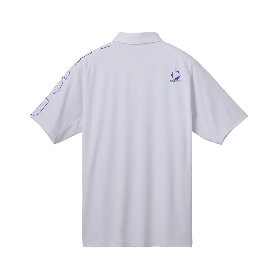 【入手困難】デサントゴルフ サンスクリーン 切替 ストレッチ ポロシャツ M MOVESPORT 公式 ムーブスポーツ デサント ミニ鹿の子 ラグラン