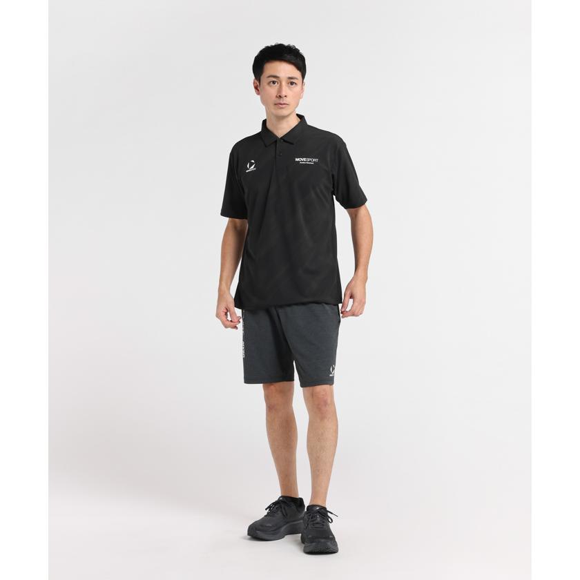 【入手困難】デサントゴルフ サンスクリーン 切替 ストレッチ ポロシャツ M MOVESPORT 公式 ムーブスポーツ デサント Sunscreen NIR ミニ