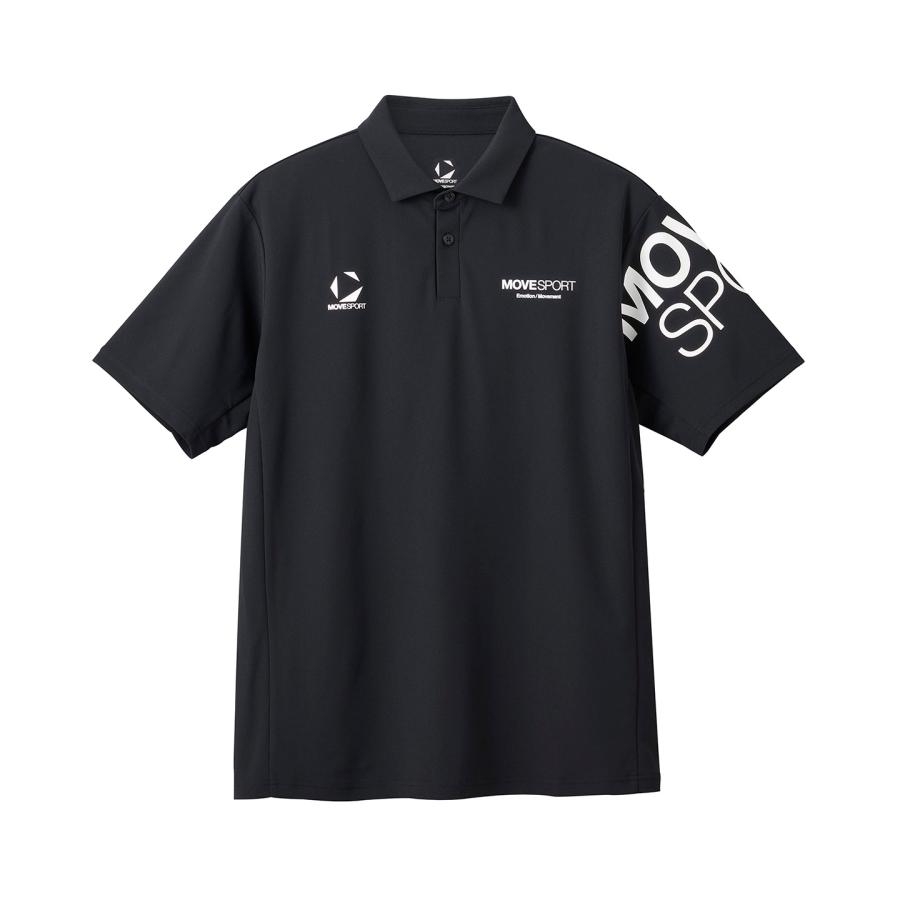 MOVESPORT 公式 ムーブスポーツ デサント ミニ鹿の子 ポロシャツ