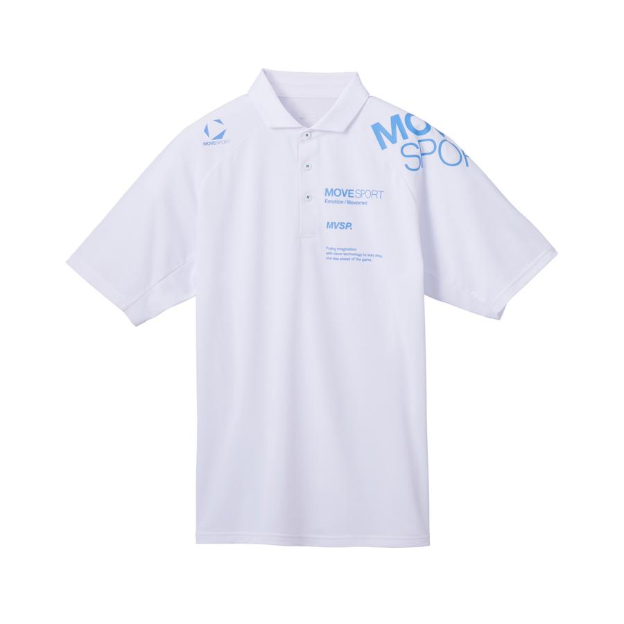MOVESPORT 公式 ムーブスポーツ デサント 鹿の子半袖ポロシャツ