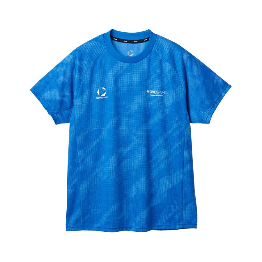 MOVESPORT 公式 ムーブスポーツ デサント 総柄ジャガード 半袖シャツ