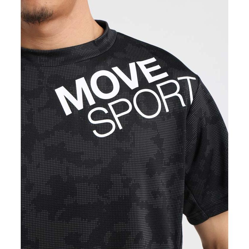 MOVESPORT 公式 ムーブスポーツ デサント ジャガードグラフィック 半袖
