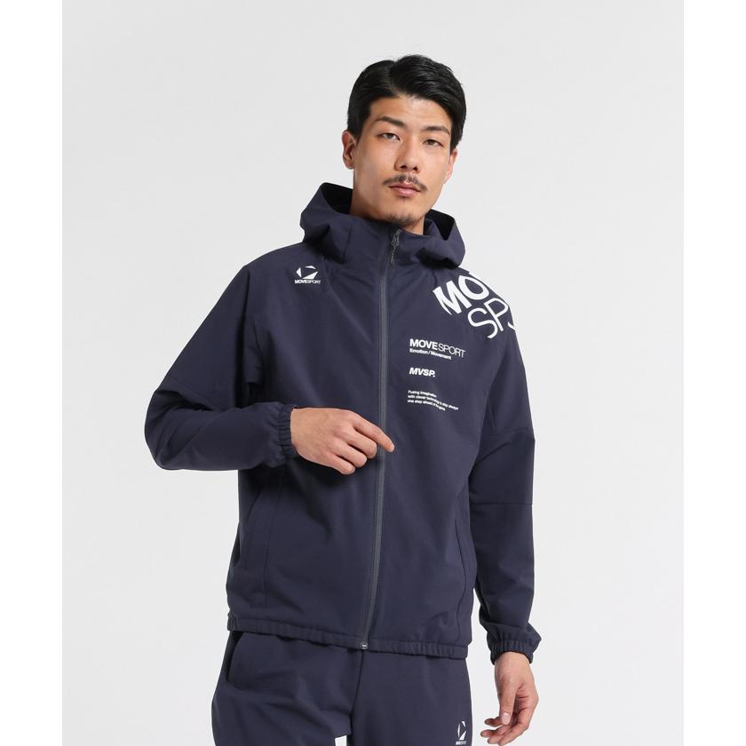 MOVESPORT 公式 ムーブスポーツ デサント クロスフーディー メンズ 撥