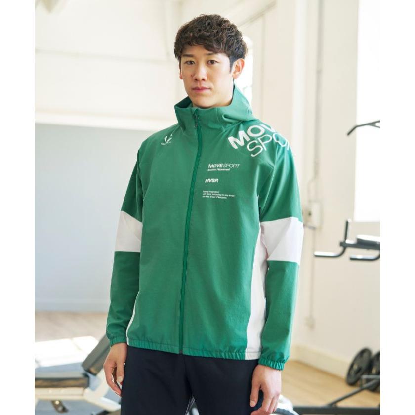 MOVESPORT 公式 ムーブスポーツ デサント クロスフーディー メンズ 撥