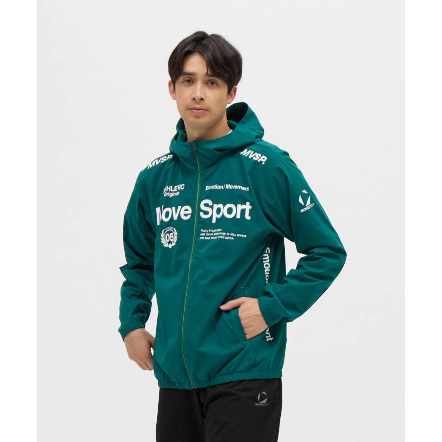 デサント ムーブスポーツ グラフィック フルジップ パーカー セットアップ O MOVESPORT 公式 ムーブスポーツ デサント オーセンティックフルジップ