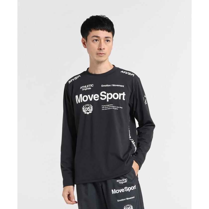 MOVESPORT 公式 ムーブスポーツ デサント テック長袖シャツ メンズ