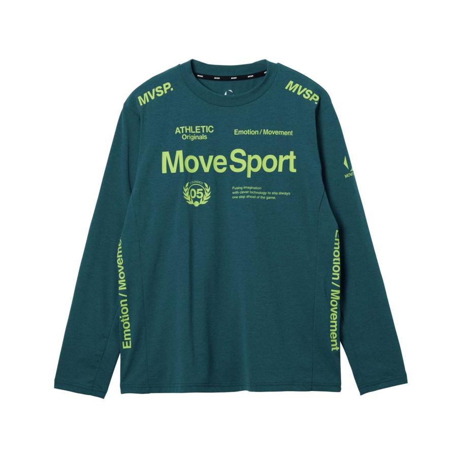 MOVESPORT 公式 ムーブスポーツ デサント テック長袖シャツ メンズ