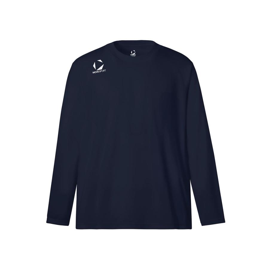 MOVESPORT 公式 ムーブスポーツ デサント ワンポイント長袖Tシャツ
