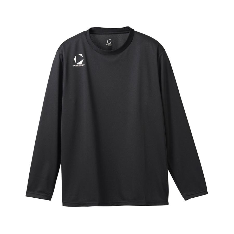 MOVESPORT 公式 ムーブスポーツ デサント ワンポイント長袖Tシャツ