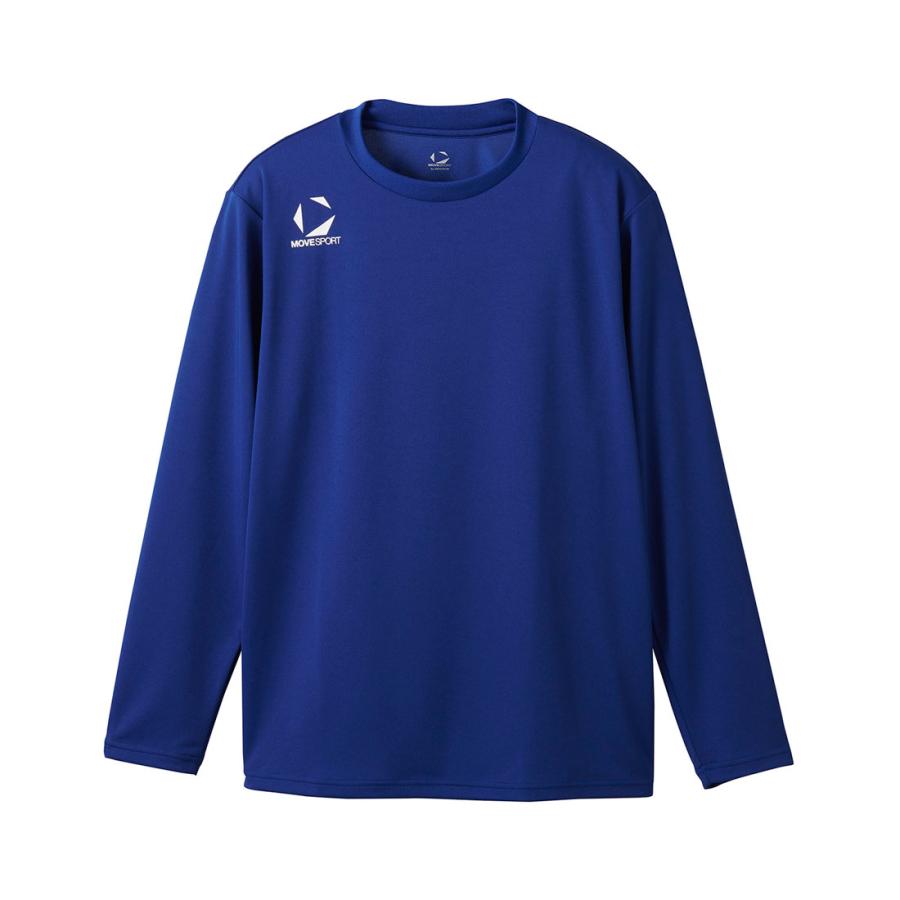年末セール‼️デサント　スポーツインナー　メンズ　サイズM ネイビー MOVESPORT 公式 ムーブスポーツ デサント ワンポイント長袖Tシャツ