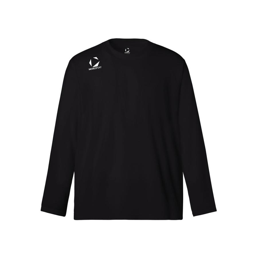 MOVESPORT 公式 ムーブスポーツ デサント ワンポイント長袖Tシャツ