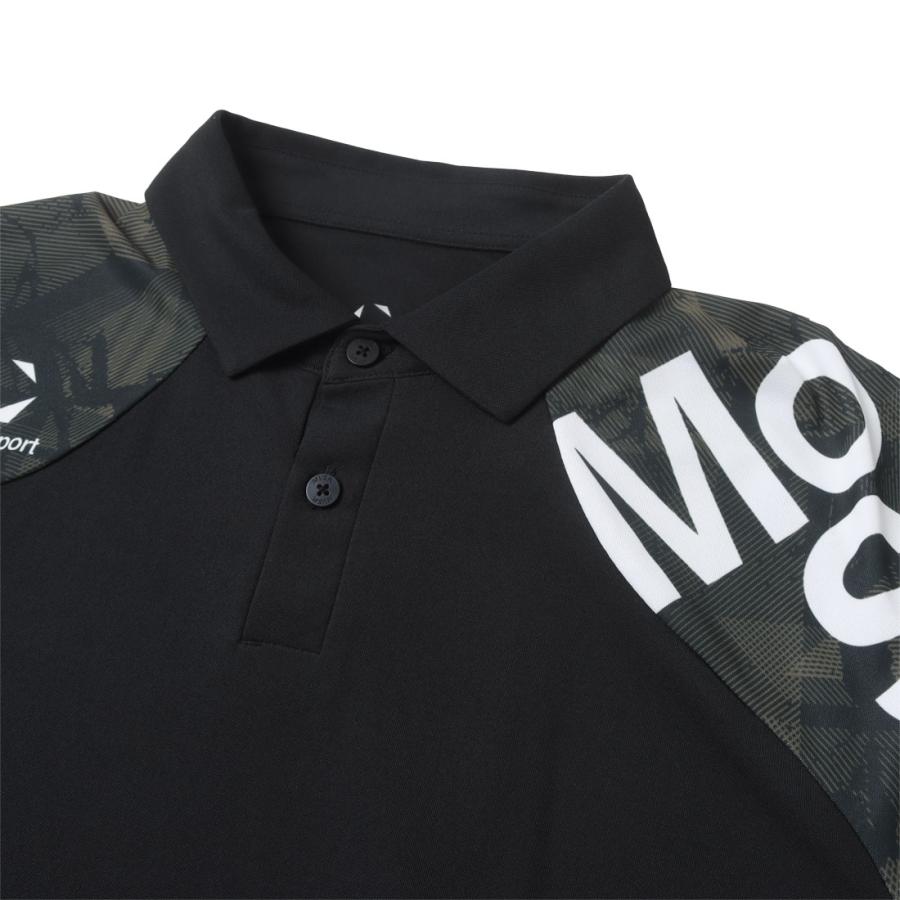 【muスポーツ】鹿の子長袖ポロシャツ 42サイズ 定価 20900円 黒 MOVESPORT ムーブスポーツ MoveSport 【公式オンライン限定】Sunscreen