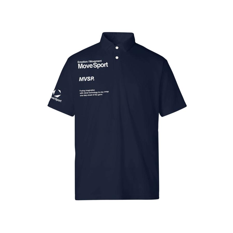 MOVESPORT 公式 ムーブスポーツ MoveSport グラフィックポロ 半袖