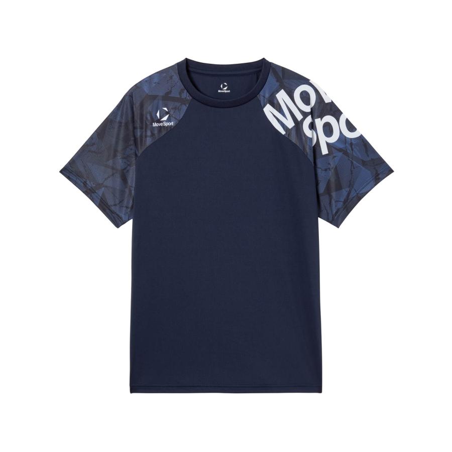 Move Sport ネイビー サイズL 新品 MOVESPORT ムーブスポーツ MoveSport 【公式オンライン限定】半袖