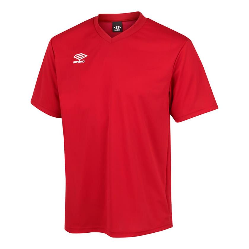 新品 UMBRO アンブロ アクロス社 ゲームシャツ ユニフォーム 紐 XL 赤 umbro 公式 アンブロ ジュニア ゲームシャツ 子ども 吸汗 速乾