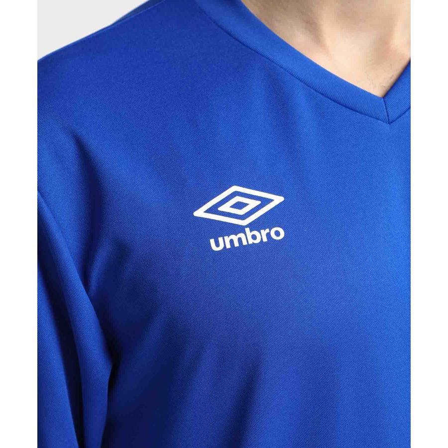 umbro（アンブロ） 公式 ワンポイント 長袖ゲームシャツ メンズ 吸汗速