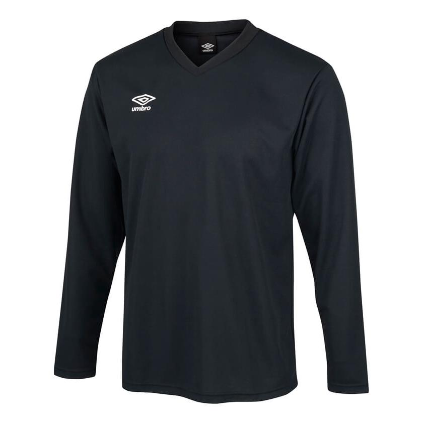 UMBRO 長袖 サッカーシャツ umbro（アンブロ） 公式 ワンポイント 長袖ゲームシャツ メンズ 吸汗速
