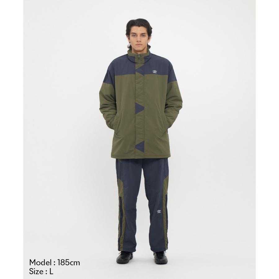 umbro 公式 アンブロ AWAY DAYS ナイロンウーブンハーフコート 中綿