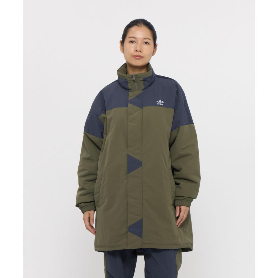 umbro 公式 アンブロ AWAY DAYS ナイロンウーブンハーフコート 中綿