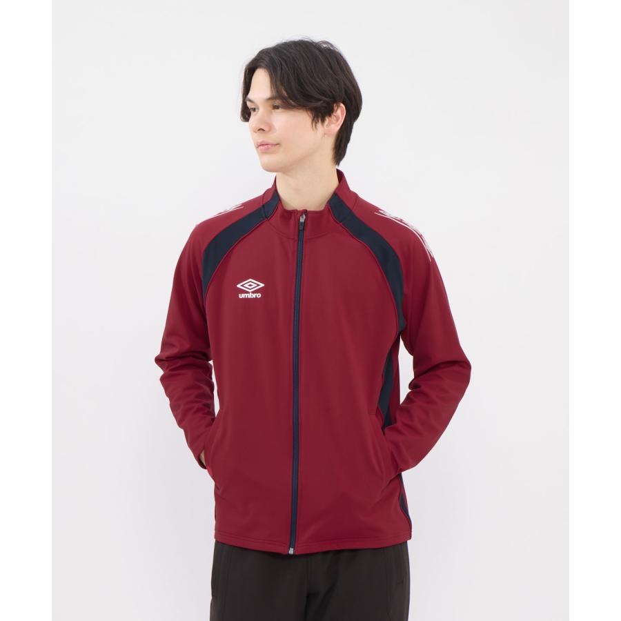 公式 アンブロ umbro ウォームアップジャケット ジャージ メンズ 吸汗 ストレッチ サッカー フットボール UF6SJG01MA 26SSの画像