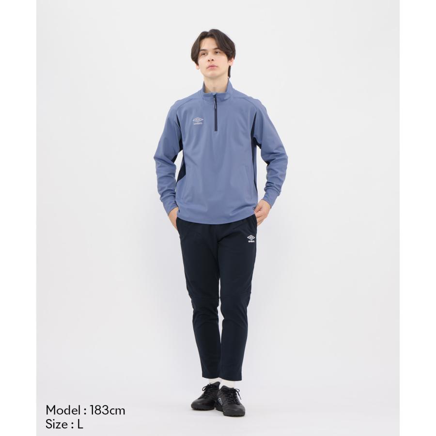 公式 アンブロ THE THIRD by UMBRO ウォームアップロングパンツ メンズ 吸汗 ストレッチ サッカー フットボール UF6SPZ10M 26SSの画像