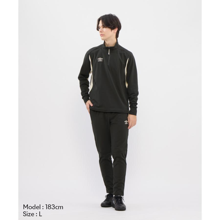 公式 アンブロ THE THIRD by UMBRO ウォームアップロングパンツ メンズ 吸汗 ストレッチ サッカー フットボール UF6SPZ10M 26SSの画像