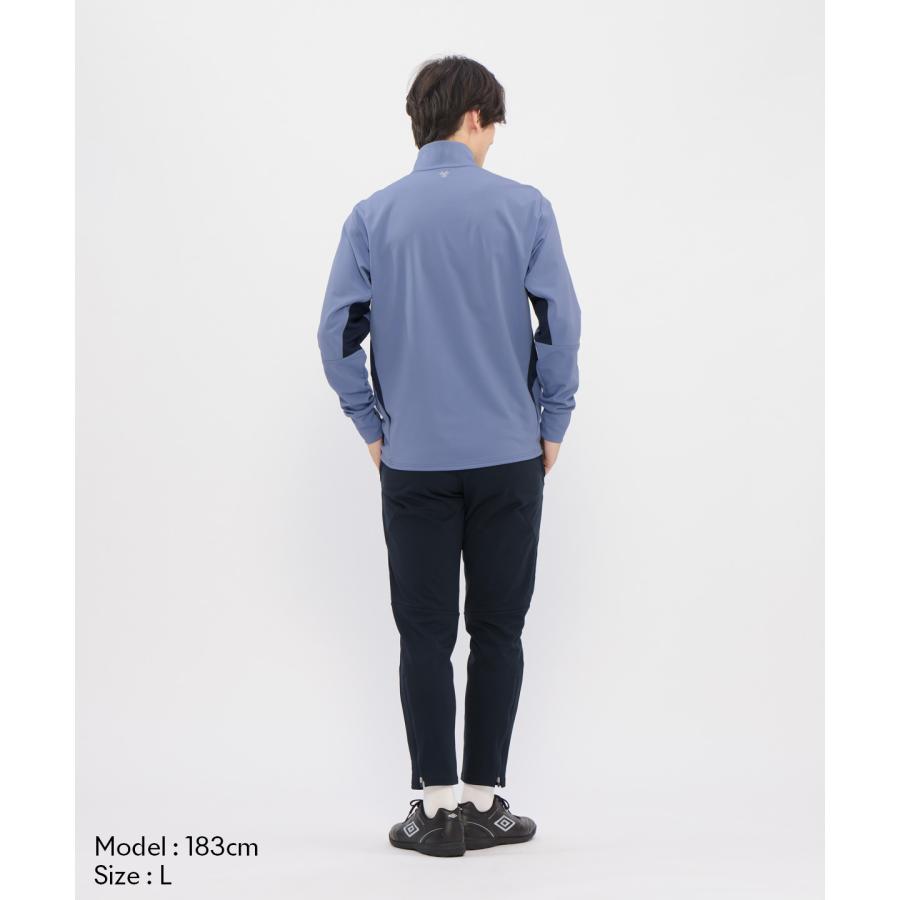 公式 アンブロ THE THIRD by UMBRO ウォームアップロングパンツ メンズ 吸汗 ストレッチ サッカー フットボール UF6SPZ10M 26SSの画像