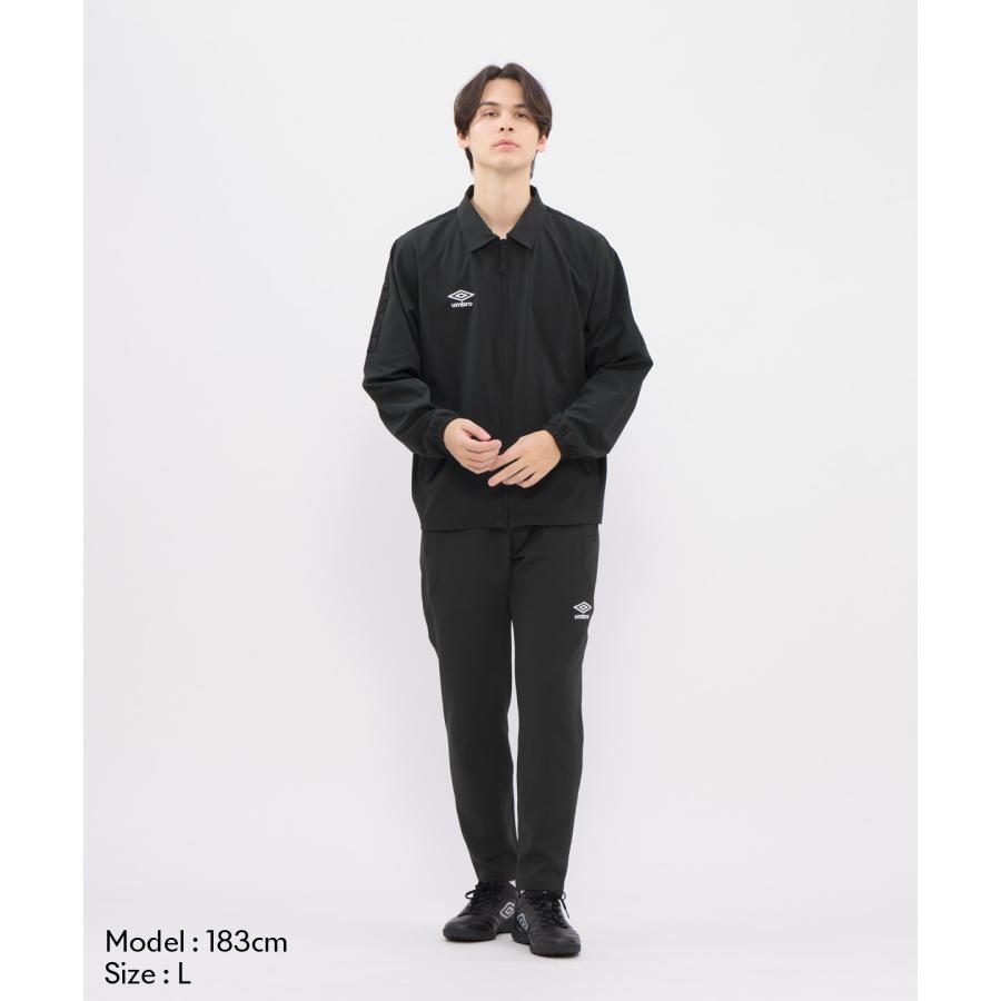 公式 アンブロ UMBRO COACHERS スウェジャーロングパンツ メンズ 吸汗 ストレッチ サッカー フットボール UF6SPZ15M 26SSの画像