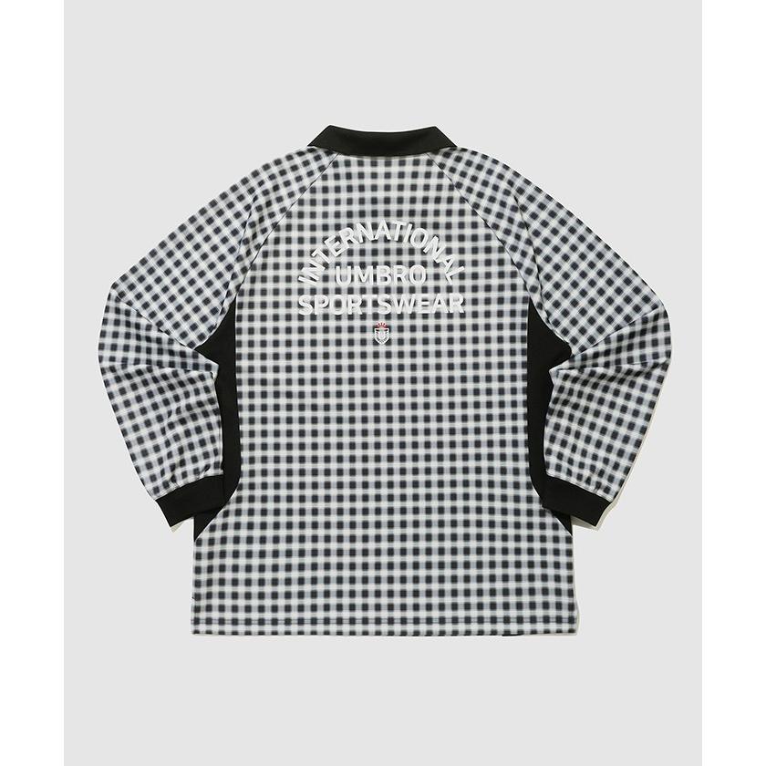 韓国 限定 UMBRO アンブロ ゲーム シャツ L ロゴ 刺繍 コリアン 韓流 umbro 公式 アンブロ KOREA COLLECTION 韓国 長袖 ロングT