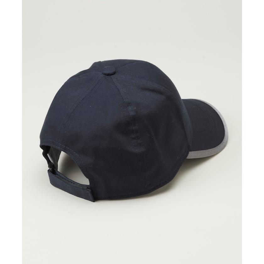 LANVIN SPORT ランバンスポール　2way 帽子　ゴルフ　キャップ　黒 LANVIN SPORT 公式 ランバン スポール ロゴプリントリボン付き