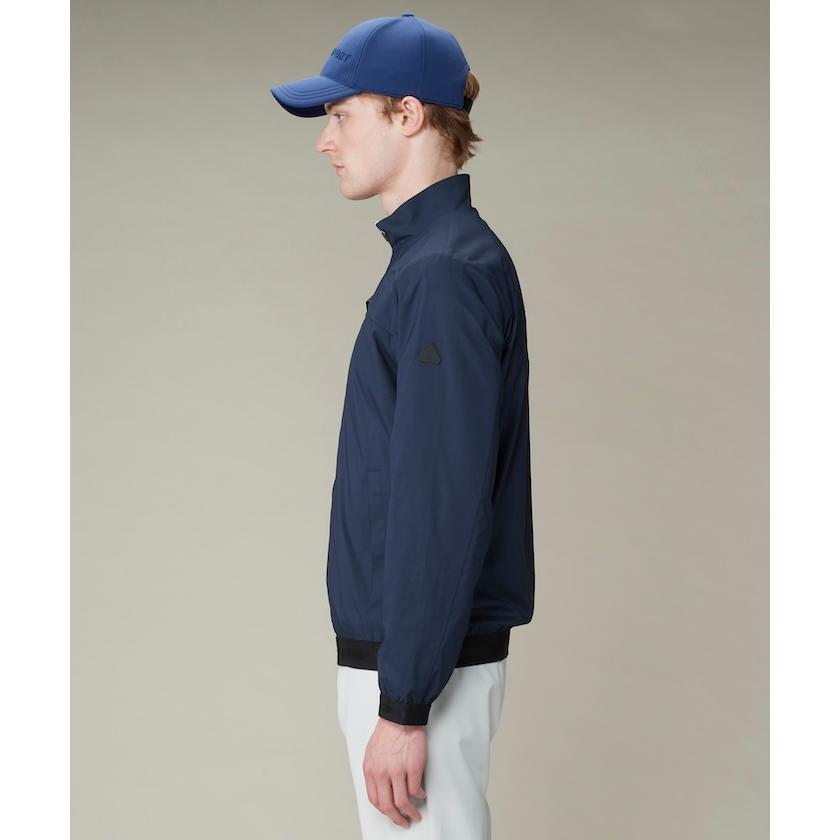 【ランバンスポール】2WAY 人気ラバーロゴ 長袖ゴルフ中綿ブルゾンジャケットL ランバン スポール LANVIN SPORT スマートパディング2WAYブルゾン